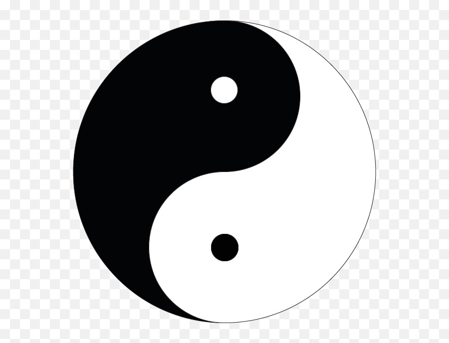 Hands On Illustration The Ying Yang Chinese Logo By Roshni - Flags Of Yin And Yang Emoji,Chinese Logo