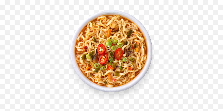 Download Noodle Bowl Png - Noodles Top View Png Emoji,Noodles Png
