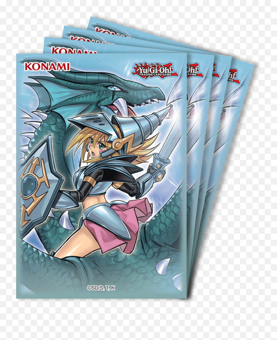 Dark Magician Girl Dragon Knight - Yugioh Dark Magician Girl Dragon Knight Sleeves Emoji,Dark Magician Girl Png