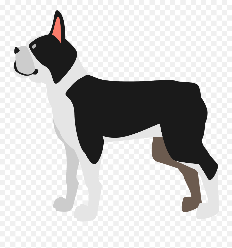 Boston Terrier Dog Clipart - Boston Terrier Emoji,Boston Terrier Clipart