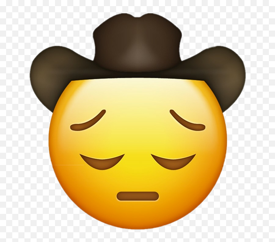 Sad Cowboy Sadcowboy Yeehaw Sticker - Sad Cowboy Emoji Png,Sad Cowboy Emoji Transparent