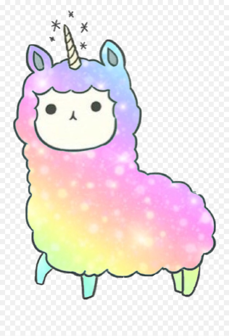 Kawaii Llama Llamacorn Dedicated To Kandygamergirl - Cat Emoji,Llama Face Clipart