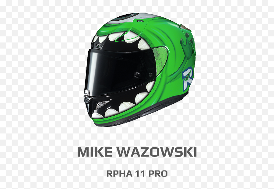 Previousnext - Hjc Mike Wazowski Full Size Png Download Emoji,Mike Wazowski Png