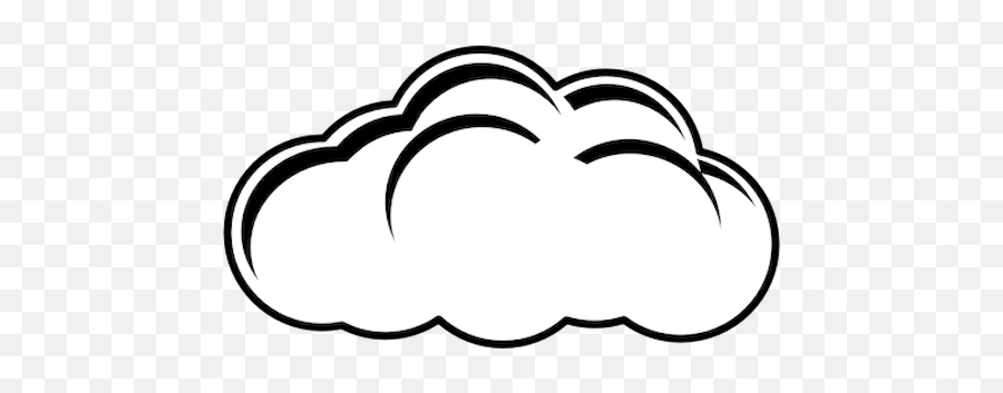Clipart Of Cloudy Cloud And Grey - Sun And Cloud Coloring Emoji,Grey Clouds Clipart