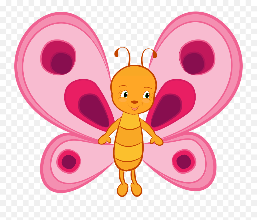 Library Of Free Butterfly Royalty Free - Cartoon Cute Butterfly Drawing Emoji,Free Clipart For Commercial Use