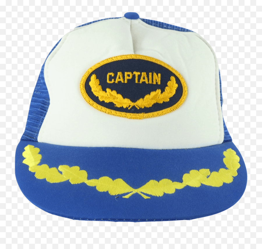 Vintage 70u0027s Boat Captain Floral Snapback Hat - Free Emoji,Captain Hat Png