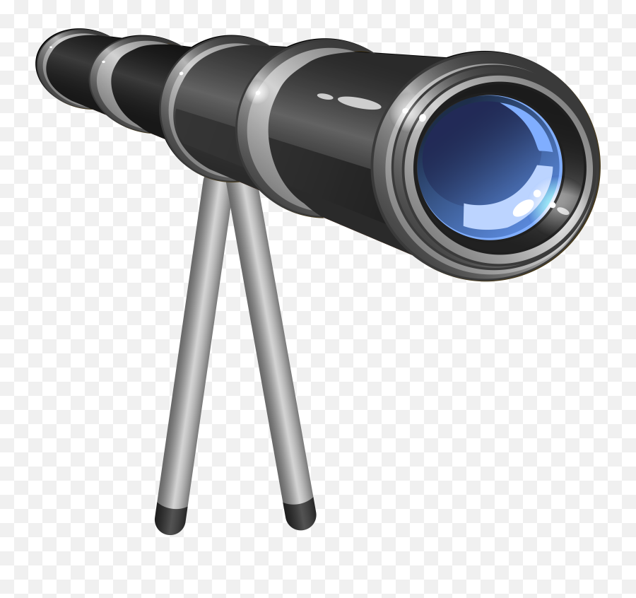 Download Hd Lens Clipart Transparent - Telescope Transparent Emoji,Lens Clipart