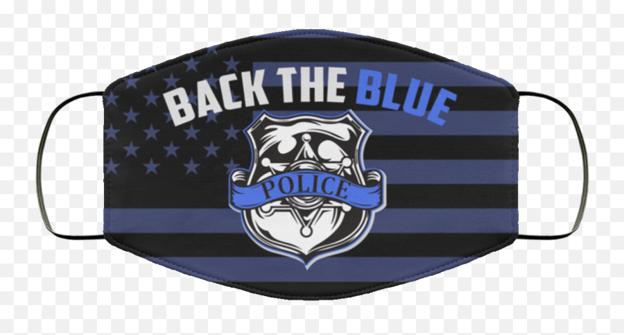 Back The Blue American Flag Face Mask Shirt Sweatshirt Emoji,Us Flag Logo