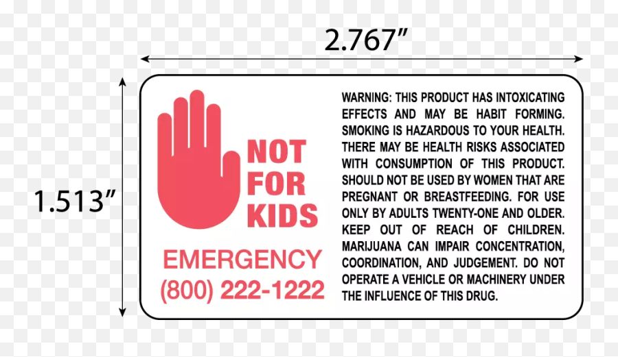 Washington Compliant Not For Kids Symbol W Warning Labels Emoji,Do Not Symbol Transparent