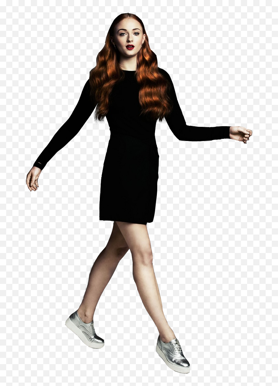 Sophie Turner Png Clipart Png All Emoji,Little Black Dress Clipart