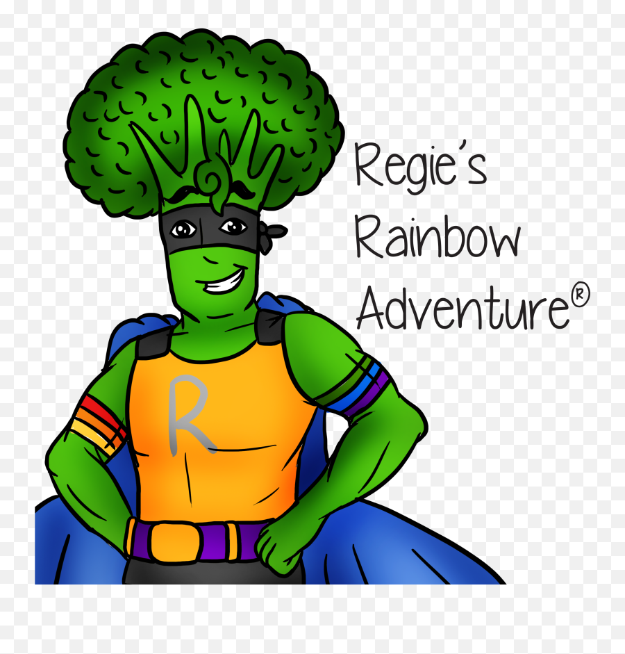 Broccoli Clipart Superhero Transparent Cartoon - Jingfm Rainbow Adventure Emoji,Broccoli Clipart