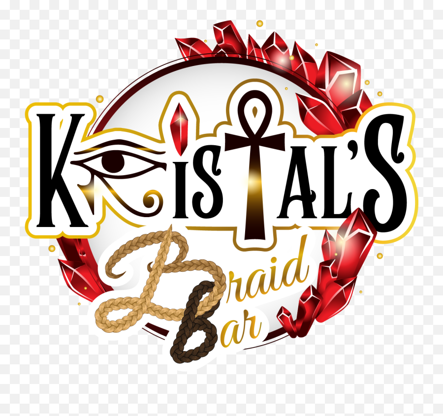 Kristalu0027s Braid Bar Logo Design - 48hourslogo Emoji,Braid Logo