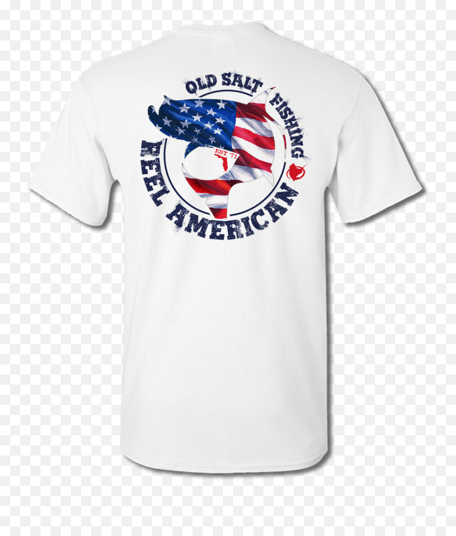 Reel Inshore American - Short Sleeve Performance Shirt Emoji,Old Air Force Logo