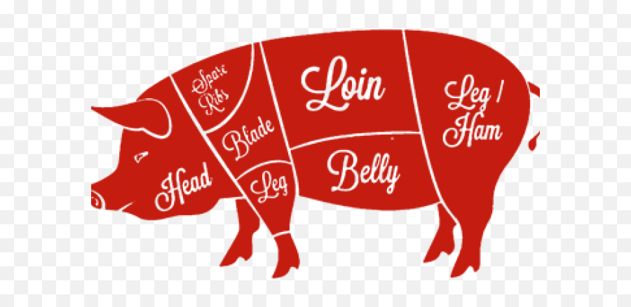 Bbq Pig Logo - Animal Figure Emoji,Pig Logo