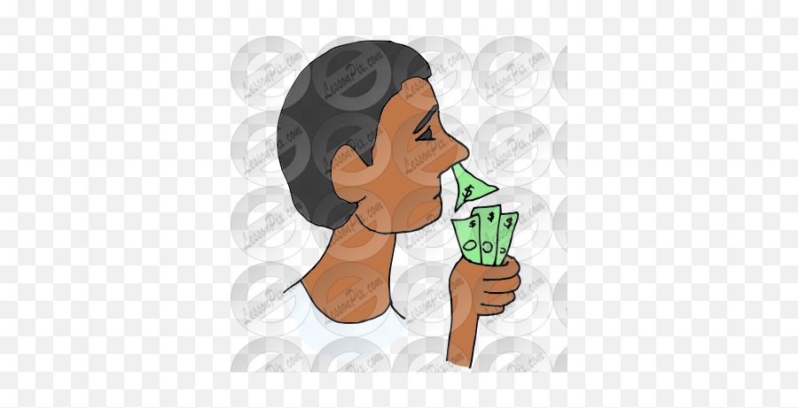 Pay Through The Nose Picture For Classroom Therapy Use - Cash Emoji,Nose Clipart