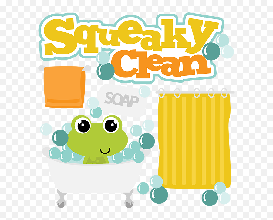 Squeaky Clean - Clipart Images Of Bath Time Emoji,Clean Clipart
