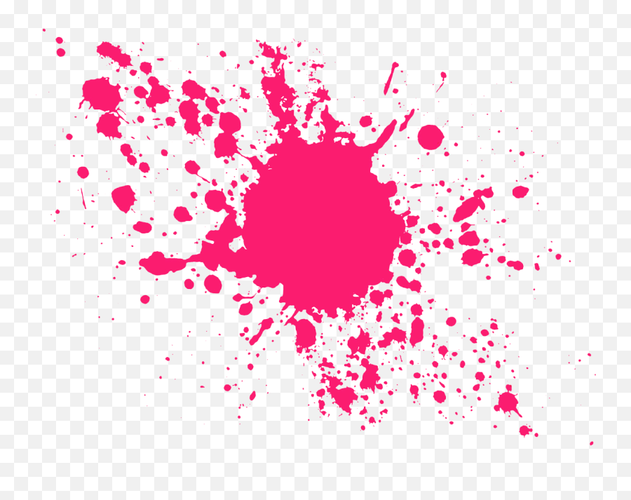 Free Paint Splatter Transparent Background Download Free - Pink Paint Splash Png Emoji,Paint 3d Make Background Transparent