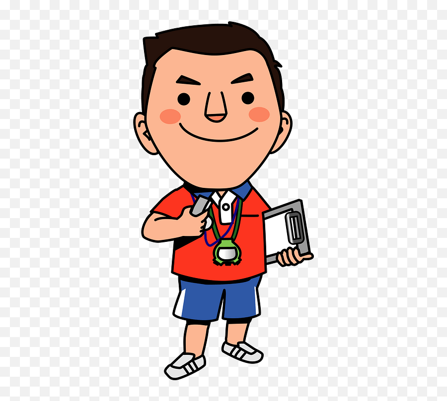 Coach Teacher Clipart - Coach Clipart Png Emoji,Coach Clipart