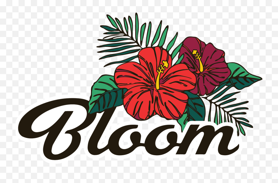 Hibiscus Clipart Png - Floral Emoji,Hibiscus Clipart