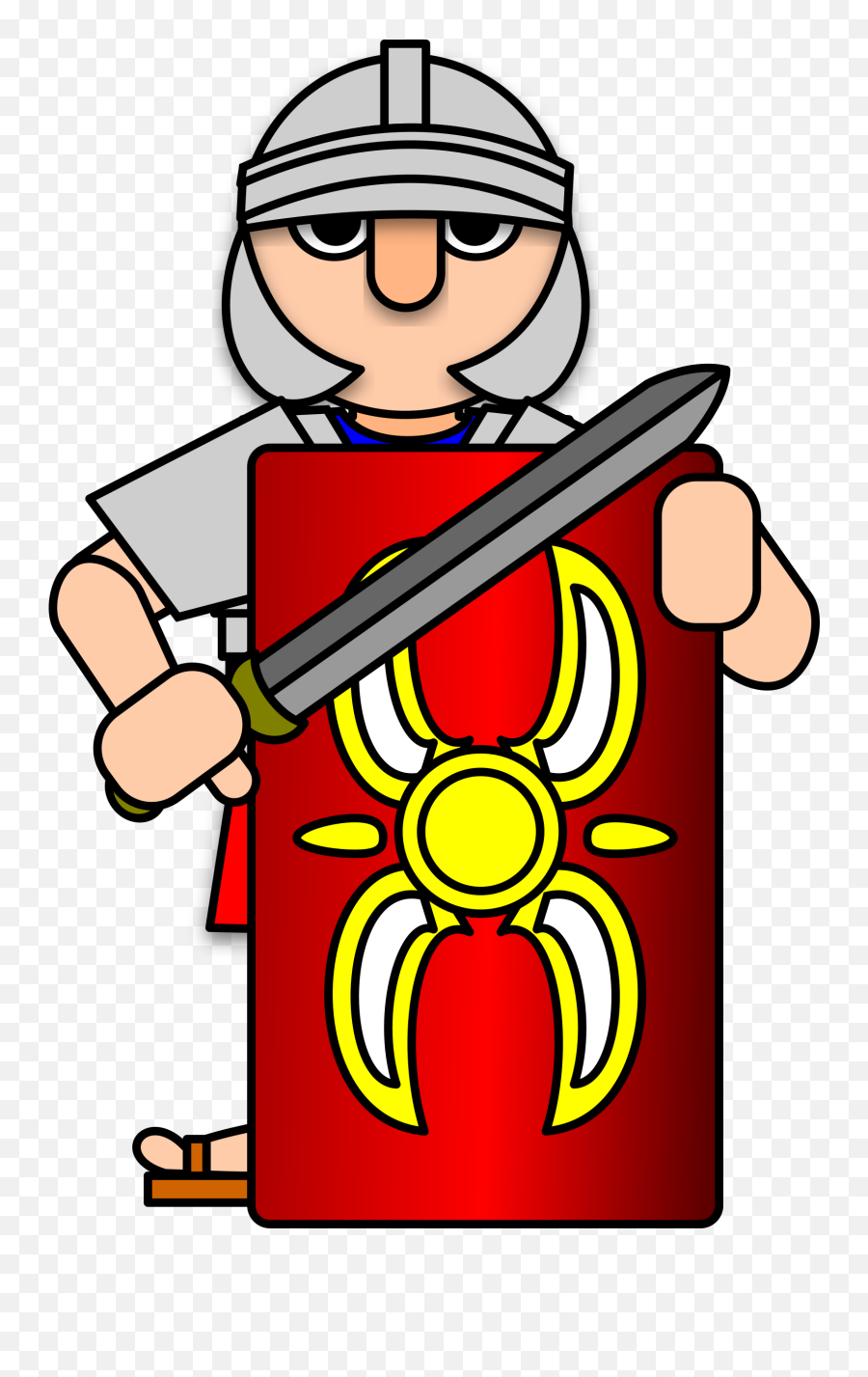 Sword Clipart Png - Sword Clipart Rome Roman Soldier Roman Soldiers Clipart Emoji,Sword Clipart