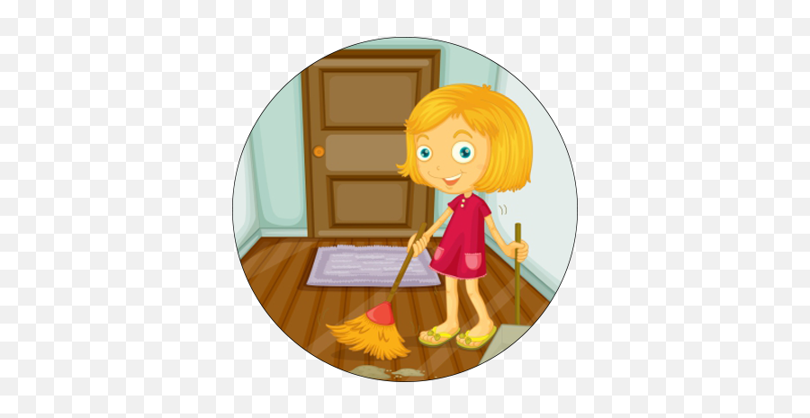 Use Doormats - Sweeping The Floor Clipart Png Emoji,Floor Clipart