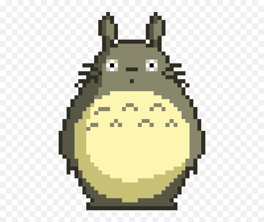 Top Totoro Stickers For Android Ios - Pixelated Totoro Emoji,Totoro Transparent