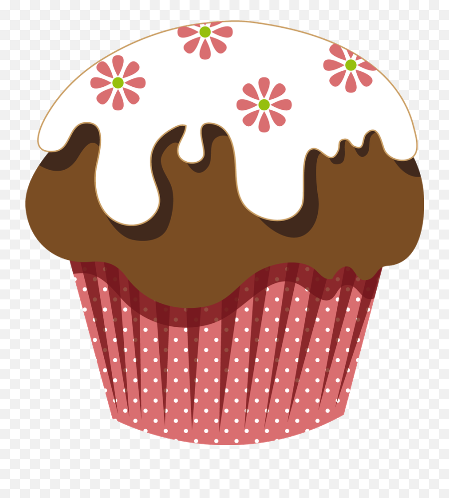 Vanilla Cupcake Clipart Happy Birthday Cupcake - Clip Art Boy Cupcake Birthday Clipart Emoji,Birthday Cupcake Clipart