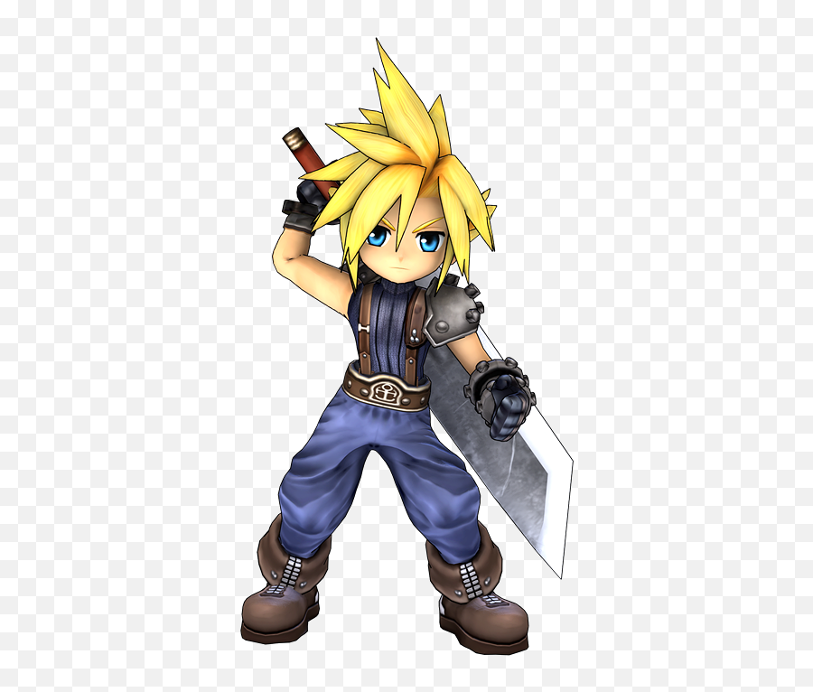 Cloud Strife - Chibi Cloud Strife Png Emoji,Cloud Strife Png