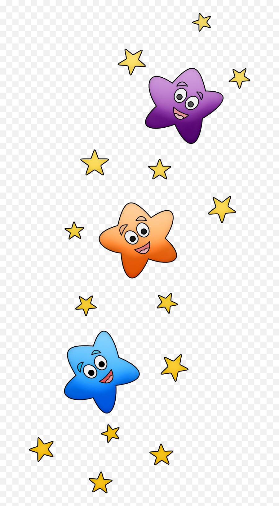 Dora The Explorer Stars Clipart - Transparent Dora The Explorer Background Emoji,Explorer Clipart