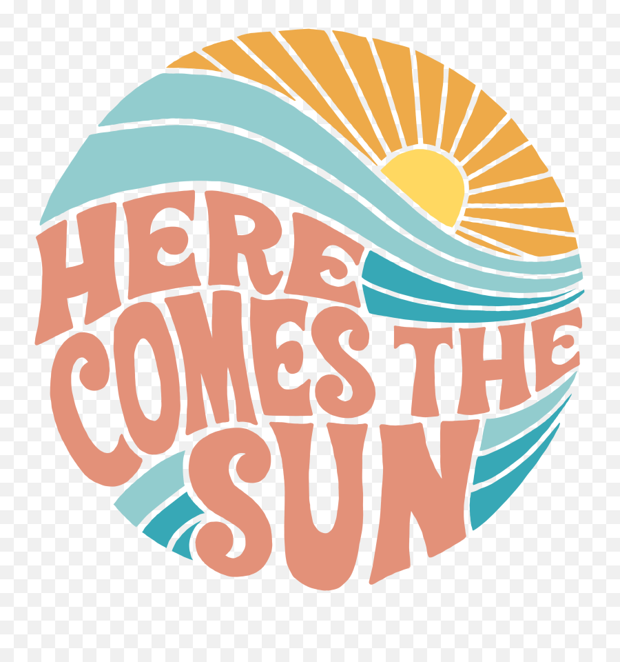 Groovy Here Comes The Sun Sticker By Designxmad Aesthetic Emoji,The Sun Transparent