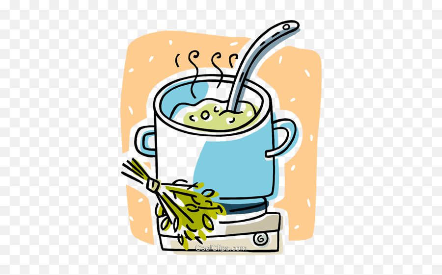 Soup Cooking On A Stove Royalty Free - Transparent Kitchen Cooking Clipart Emoji,Soup Clipart