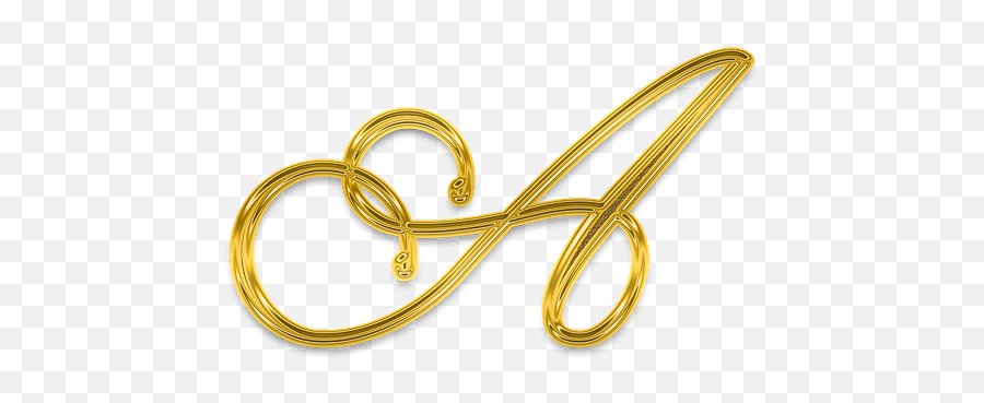 Gold Letter A Png Png Image With No - Solid Emoji,Gold Png