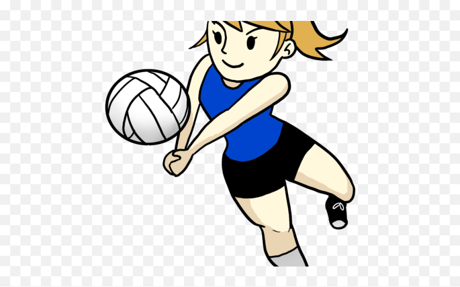 Volleyball Clipart Clear Background - Clip Art Emoji,Volleyball Clipart