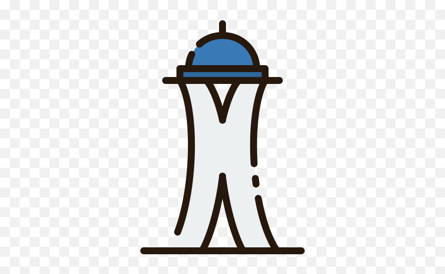 Space Needle Icon Download A Vector Icon On Gogeticon For Free Emoji,Space Needle Png