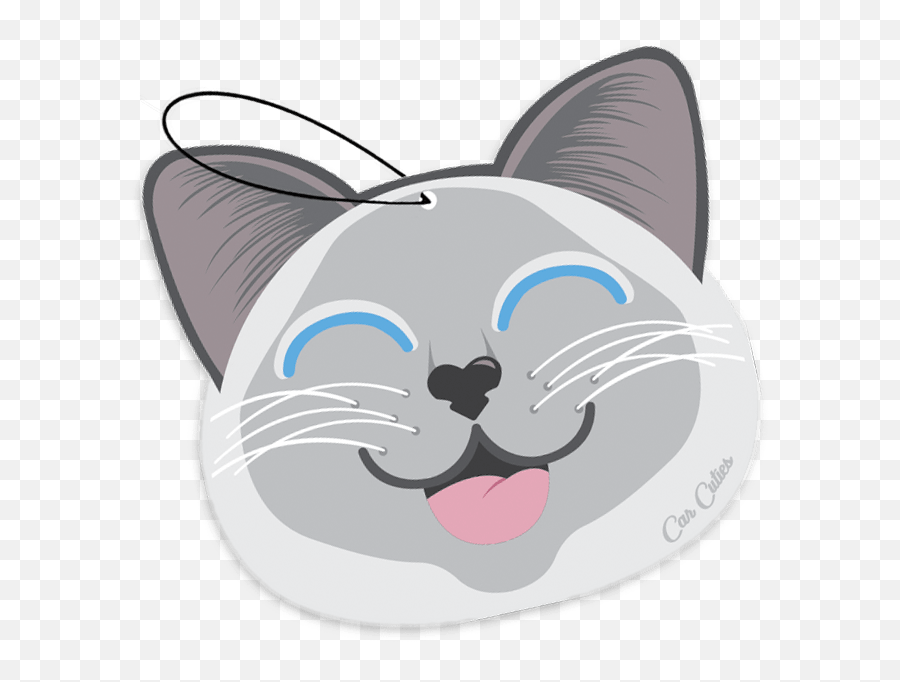Car Cuties Shop Cute Air Fresheners Emoji,Siamese Cat Clipart