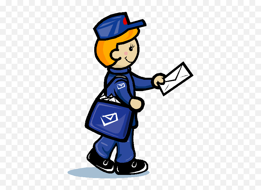 Mail Man Png Files Clipart - Mailman Clip Art Emoji,Mail Clipart