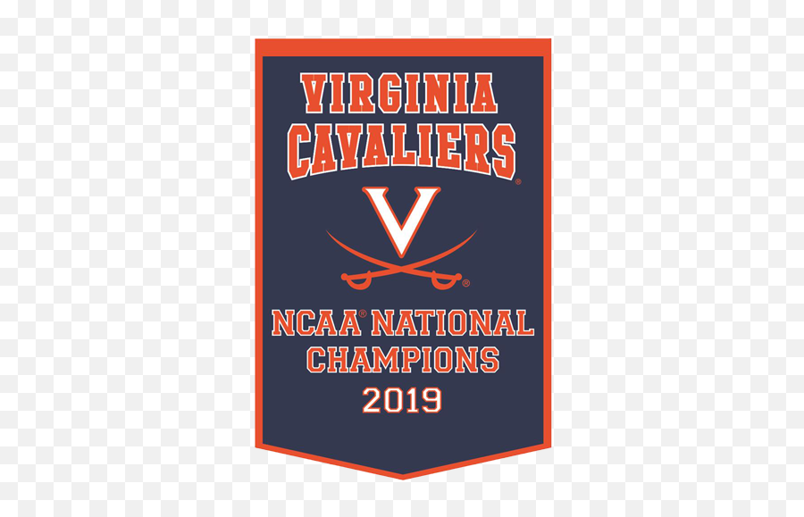 Virginia Cavaliers Ncaa Basketball Championship Dynasty Banner - With Hanging Rod Emoji,Virginia Cavs Logo