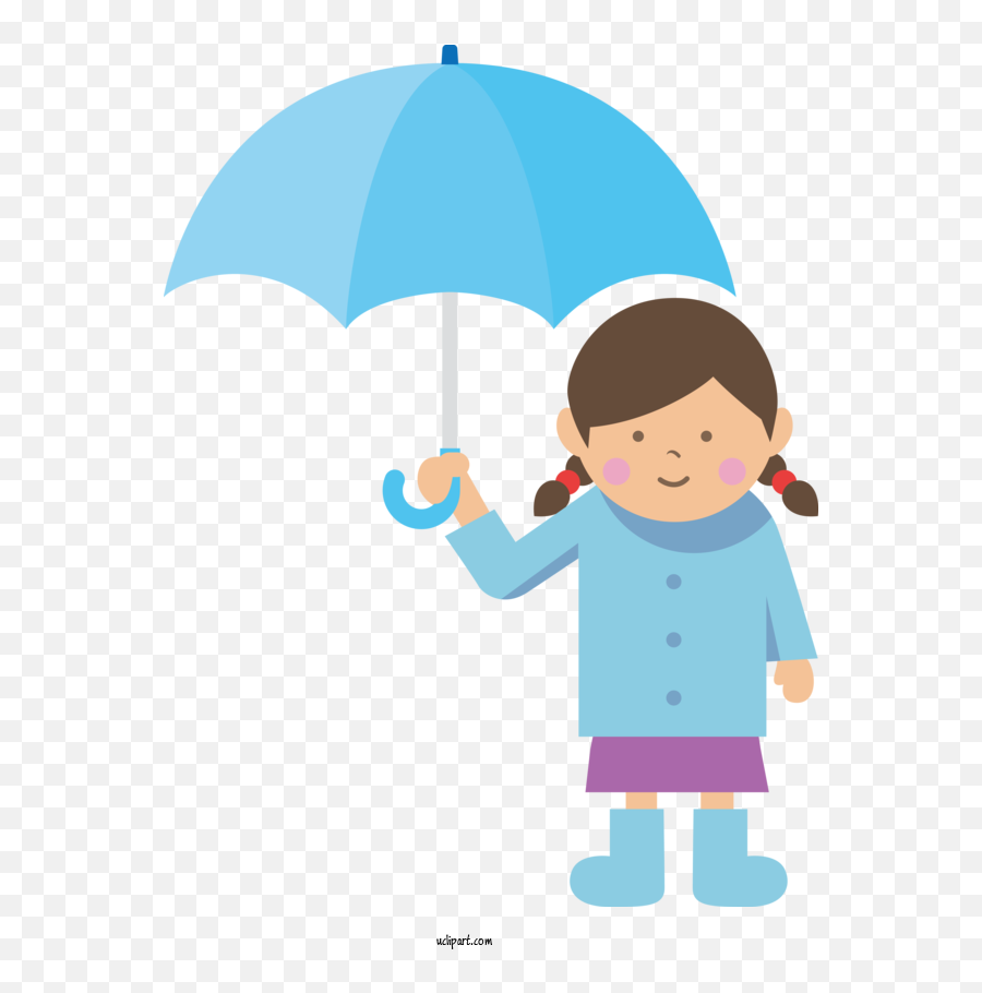 Weather Cartoon Umbrella Meter For Rain - Rain Clipart Emoji,Rain Transparent Background