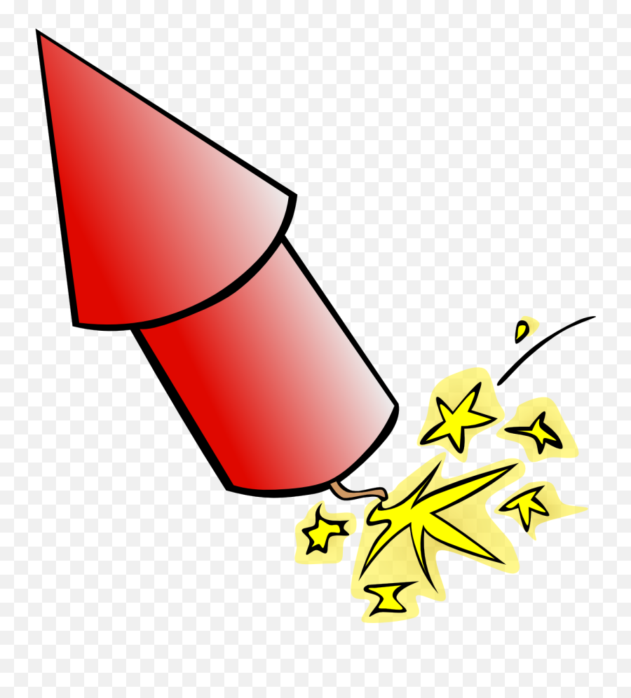 Cartoon Fireworks - Firework Rocket Clipart Transparent Background Emoji,Fireworks Clipart