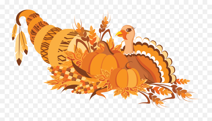 Turkey Thanksgiving Dinner Clip Art - Cartoon Thanksgiving Happy Thanks Giving Turkey Png Emoji,Thanksgiving Dinner Clipart