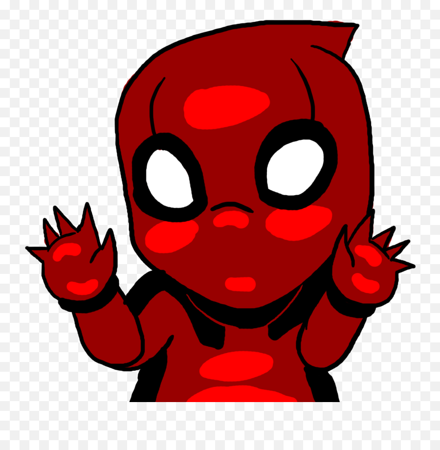 Deadpool Clipart Face Transparent Free - Transparent Deadpool Gif Emoji,Deadpool Transparent
