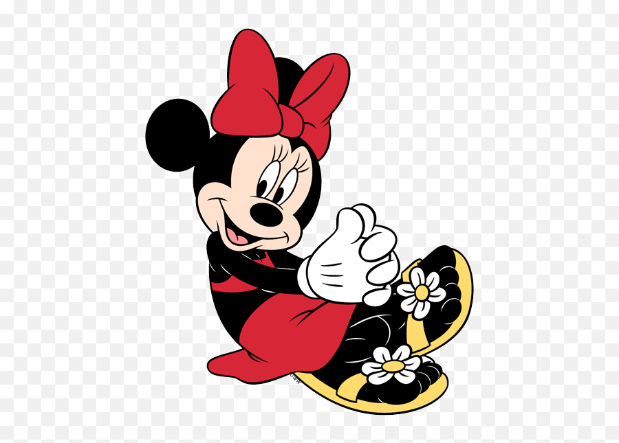 Download Minnie Mouse Clipart Summer - Minnie Mouse Clipart Minnie Mouse Summer Emoji,Minnie Mouse Clipart
