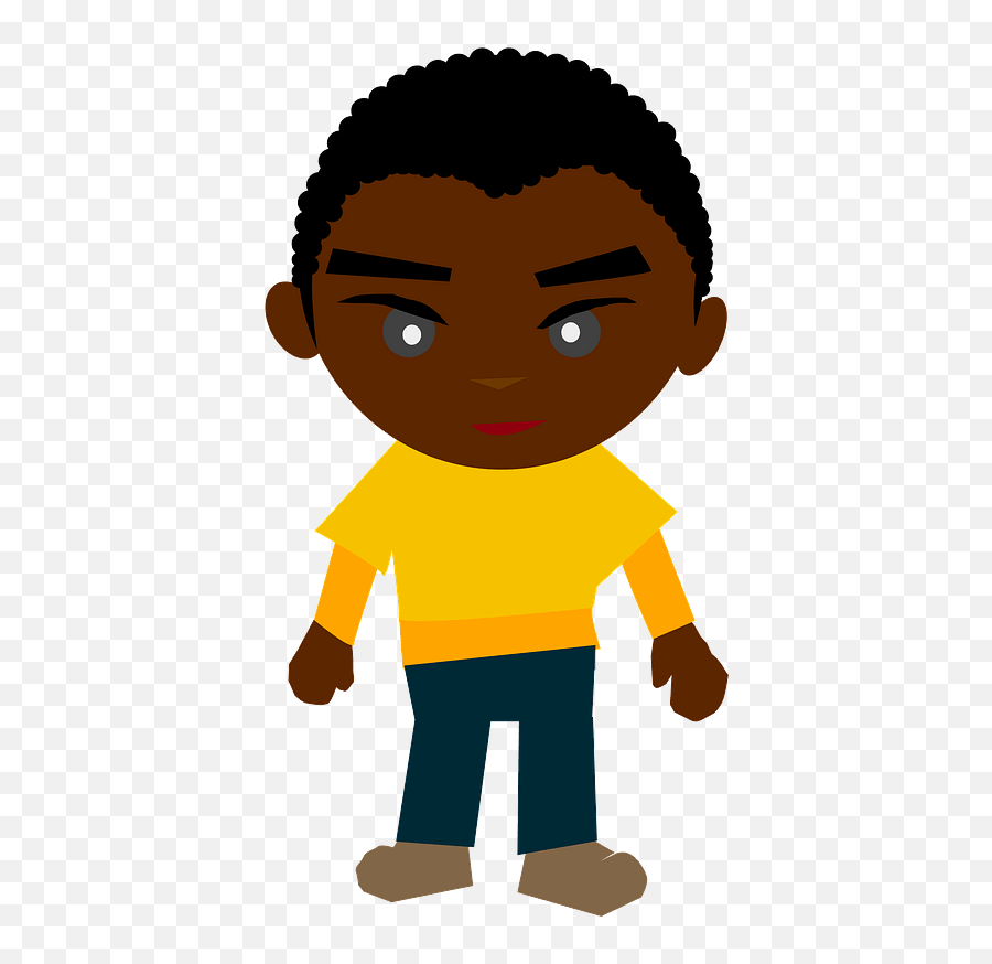 African American Boy Clipart Emoji,African American Woman Clipart