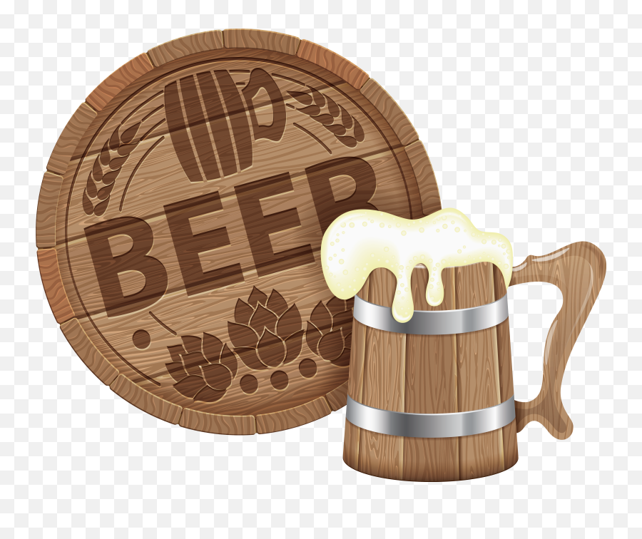 Oktoberfest Clipart Beer Tankard Oktoberfest Beer Tankard - Beer Barrel Clipart Png Emoji,Beer Clipart