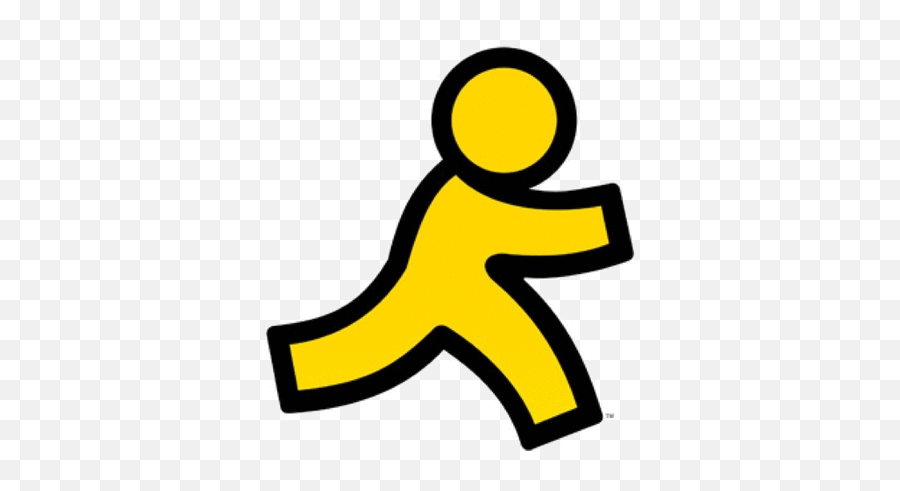 Aol Instant Messenger Logo - Logodix Aol Aim Logo Emoji,Messenger Logo