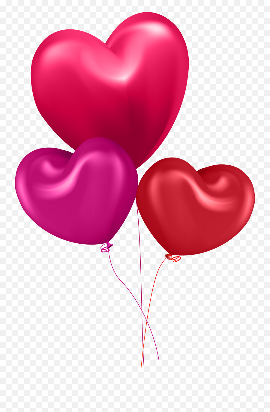 Heart Balloon Png - Clipart Hearts Balloon Heart Balloons Transparent Balloon Heart Emoji,Balloons Transparent Background