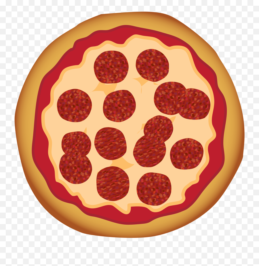 Pizza - Pepperoni Pizza Clipart Emoji,Pizza Clipart