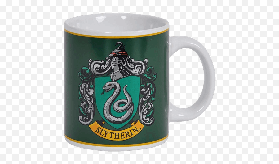 Slytherin Crest - Harry Potter Slytherin House Crest Mug Wizardy Cup Cafe Emoji,Slytherin Png