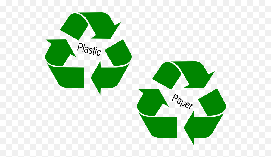 Large Green Recycle Symbol Clip Art At Clker Com Vector - Recycle Sign Emoji,Recycle Logo Vector