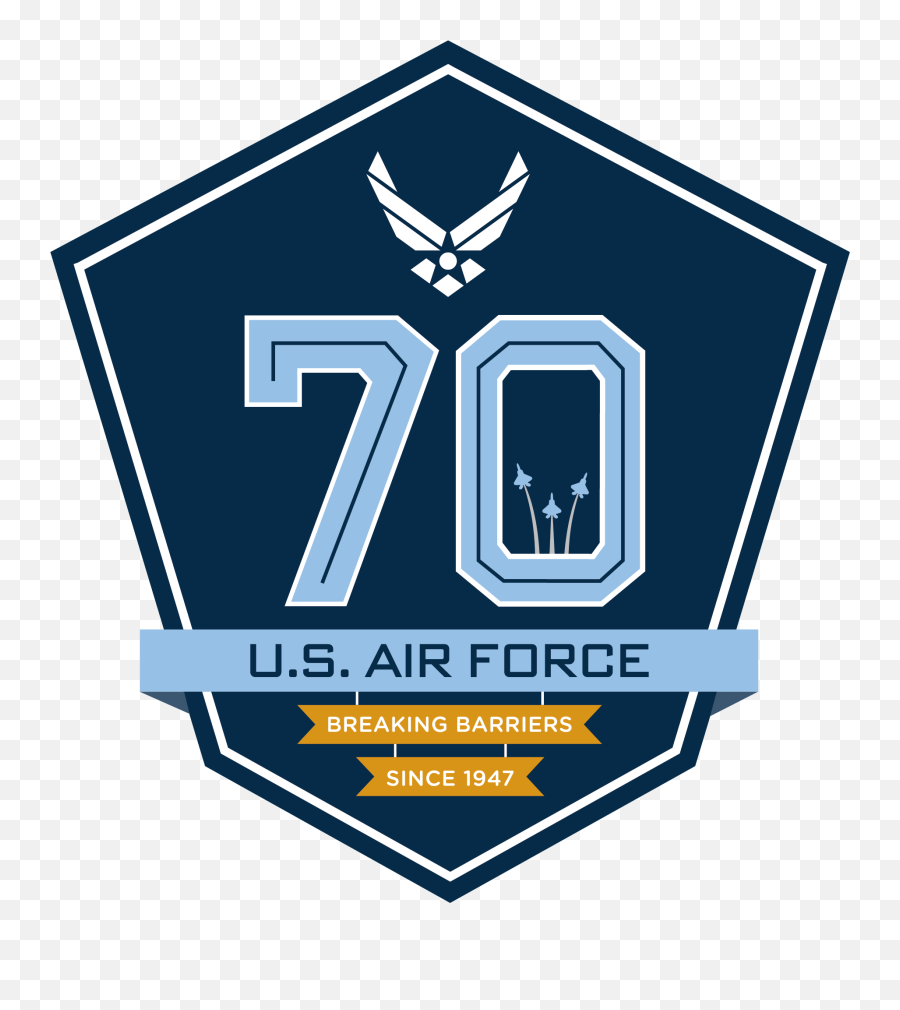 Air Force 70th Logo - Us Air Force Emoji,Air Force Logo